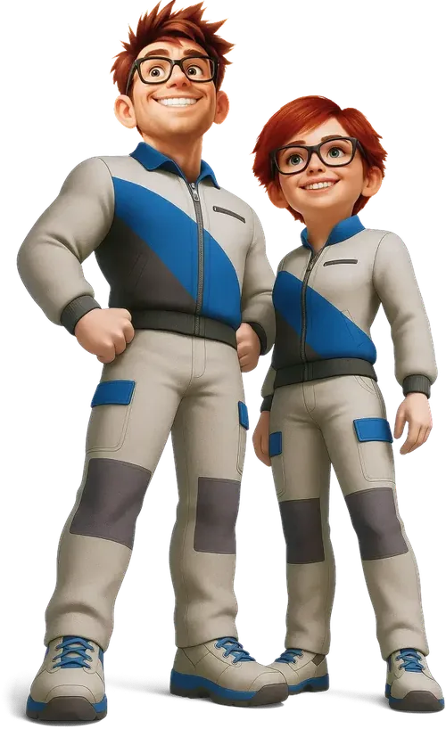 Mara und Roy, die Experten von Autoglas Doctor